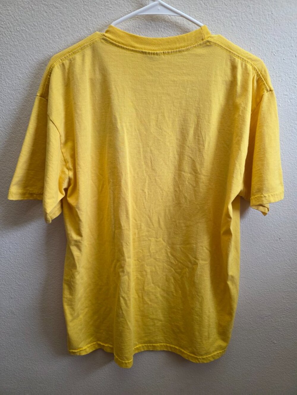 Jerzees Men's L Embroidered C5 Corvette T-Shirt Short sleeve Yellow - Picture 6 of 6